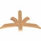 Ekena Millwork Davenport Timber Gable Bracket, Western Red Cedar, 36"W x 24"H x 1 1/2"D x 3 1/2"F, 16/12 Pitch GBW036X24X0204DAV00SWR - alternate 5